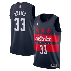 Meraviglioso Splendido Delizioso Kyle Kuzma Washington Wizards Jordan Brand Unisex 2024/25 Swingman Jersey Statement Edition Navy