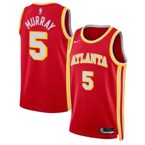Comodo Classico Incantevole Dejounte Murray Atlanta Hawks Nike Unisex Swingman Jersey Association Edition Red