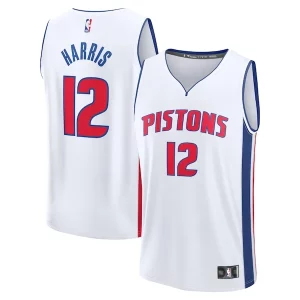 Robusto Prestigioso Magnifico Tobias Harris Detroit Pistons Fast Break Replica Player Jersey Association Edition White