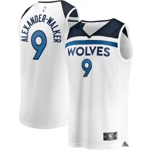Stupendo Nickeil Alexander Walker Minnesota Timberwolves Youth Fast Break Replica Player Jersey Association Edition White