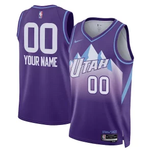 Classico Splendido Incantevole Utah Jazz Nike Unisex 2024/25 Custom Swingman Jersey City Edition Purple