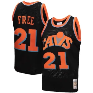 Resistente Cleveland Cavaliers 1984 85 Hardwood Classics World B. Free Reload 3.0 Swingman Jersey Black