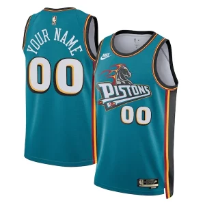 Lussuoso Detroit Pistons Nike Unisex 2022/23 Custom Swingman Jersey Classic Edition Teal