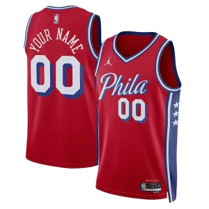 Elegante Carino Splendido Philadelphia 76ers Jordan Brand Unisex 2022/23 Swingman Custom Jersey Statement Edition Red