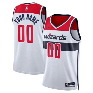 Gorgeous Bellissimo Washington Wizards Nike Unisex Swingman Custom Jersey White Association Edition