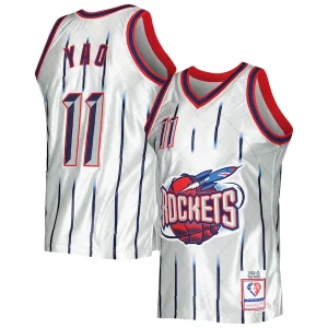 Magnifico Duraturo Comodo Yao Ming Houston Rockets 2002/03 Hardwood Classics 75th Anniversary Swingman Jersey Platinum