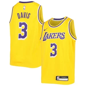 Trendy Fantastico Elegante Anthony Davis Los Angeles Lakers Nike Youth Swingman Jersey Icon Edition Gold