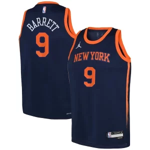Meraviglioso RJ Barrett New York Knicks Jordan Brand Youth Swingman Jersey Statement Navy