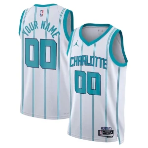Eccezionale Charlotte Hornets Jordan Brand Unisex Swingman Custom Jersey White Association Edition