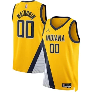 Attraente Gorgeous Bennedict Mathurin Indiana Pacers Jordan Brand Unisex Swingman Jersey Statement Edition Gold