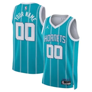 Bellissimo Ottimo Pratico Charlotte Hornets Jordan Brand Unisex Swingman Custom Jersey Teal Icon Edition