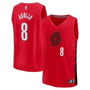 Resistente Deni Avdija Portland Trail Blazers Fast Break Player Jersey Statement Edition Red