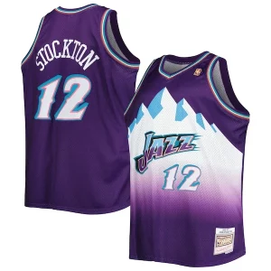 Comodo John Stockton Utah Jazz Big & Tall Hardwood Classics 1996/97 Swingman Jersey Purple