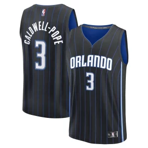 Carino Splendido Kentavious Caldwell Pope Orlando Magic Youth Fast Break Replica Player Jersey Icon Edition Black