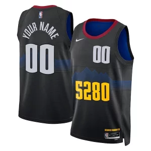 Gorgeous Denver Nuggets Nike Unisex 2023/24 Custom Swingman Jersey Black City Edition