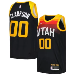 Stupendo Fascinante Trendy Jordan Clarkson Utah Jazz Nike Swingman Player Jersey City Edition Black