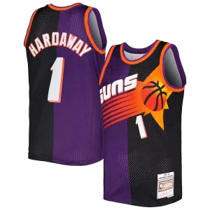 Trendy Bellissimo Lussuoso Penny Hardaway Phoenix Suns Hardwood Classics 1999/00 Split Swingman Jersey Purple/Black