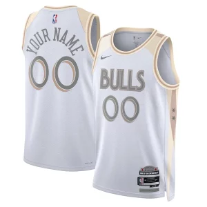 Comodo Chicago Bulls Nike Unisex 2024/25 Custom Swingman Jersey City Edition White