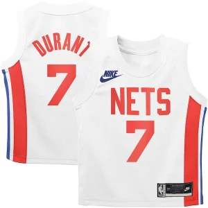Classico Incantevole Kevin Durant Brooklyn Nets Nike Preschool 2022/23 Swingman Jersey White Classic Edition