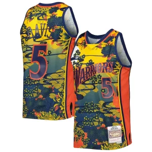 Meraviglioso Raffinato Prestigioso Baron Davis Golden State Warriors Hardwood Classics Lunar New Year Swingman Jersey Blue