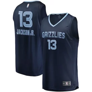 Bellissimo Jaren Jackson Jr. Memphis Grizzlies Replica Fast Break Jersey Navy Icon Edition