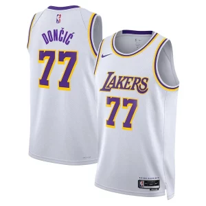 Prestigioso Luka Dončić Los Angeles Lakers Nike Association Edition Unisex Swingman Jersey White