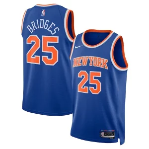 Robusto Prestigioso Splendido Mikal Bridges New York Knicks Nike Unisex 2024 Offseason Addition Nike Swingman Jersey Blue