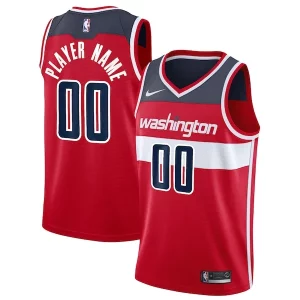Elegante Classico Resistente Washington Wizards Nike 2020/21 Swingman Custom Jersey Icon Edition Red