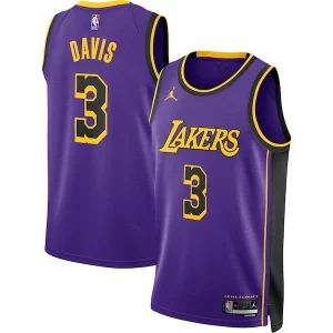 Comodo Lussuoso Anthony Davis Los Angeles Lakers Jordan Brand Unisex Swingman Jersey Statement Edition Purple