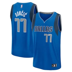 Stupendo Delizioso Meraviglioso Luka Dončić Dallas Mavericks Fast Break Replica Player Jersey Icon Edition Blue