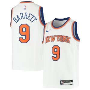 Carino RJ Barrett New York Knicks Nike Youth Swingman Jersey Association Edition White