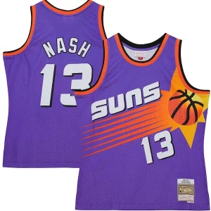 Accattivante Comodo Steve Nash Phoenix Suns Hardwood Classics 1996/97 Tropical Swingman Jersey Purple