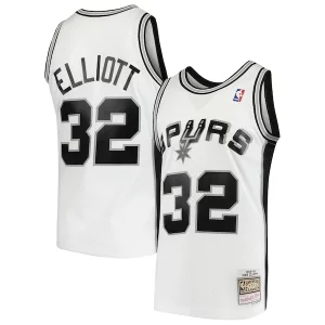 Splendido Pratico Versatile Sean Elliott San Antonio Spurs 1998/99 Hardwood Classics Swingman Jersey White