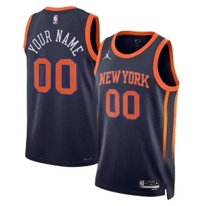 Meraviglioso Moderno Pratico New York Knicks Jordan Brand Unisex 2022/23 Swingman Custom Jersey Statement Edition Navy