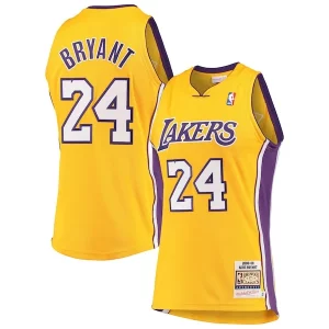 Delizioso Comodo Men's Los Angeles Lakers Kobe Bryant Gold Hardwood Classics 2008 09 Authentic Jersey
