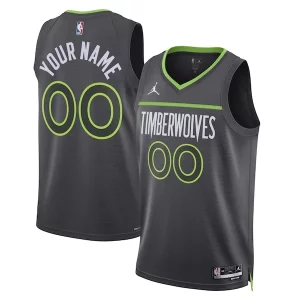 Gorgeous Duraturo Ottimo Minnesota Timberwolves Jordan Brand Unisex 2022/23 Swingman Custom Jersey Statement Edition Black
