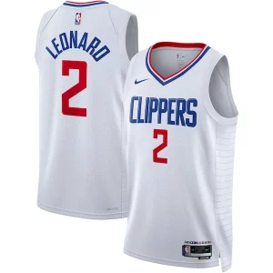 Resistente Bellissimo Lussuoso Kawhi Leonard LA Clippers Nike Unisex Swingman Jersey Association Edition White/Royal