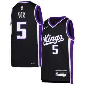 Meraviglioso Ottimo De'Aaron Fox Sacramento Kings Nike Youth Swingman Jersey Icon Edition Purple