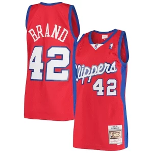 Prestigioso Eccezionale Elton Brand LA Clippers Hardwood Classics Swingman Jersey Red