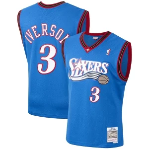 Fantastico Sofisticato Splendido Allen Iverson Philadelphia 76ers 1999/2000 Hardwood Classics Swingman Jersey Royal