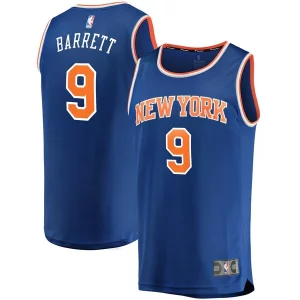 Carino Magnifico Stupendo RJ Barrett New York Knicks Replica Fast Break Jersey Blue Icon Edition