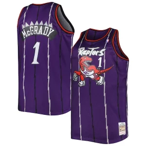 Prestigioso Moderno Tracy McGrady Toronto Raptors Big & Tall Hardwood Classics 1998/99 Swingman Jersey Purple