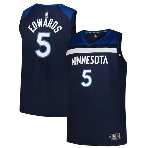 Versatile Robusto Anthony Edwards Minnesota Timberwolves Big & Tall Fast Break Jersey Icon Edition Navy