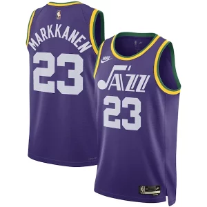Elegante Ottimo Lauri Markkanen Utah Jazz Nike Unisex 2023/24 Swingman Replica Jersey Classic Edition Purple