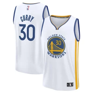 Meraviglioso Incantevole Stephen Curry Golden State Warriors Youth Fast Break Replica Jersey Association Edition White