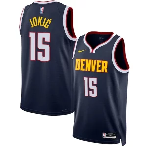Meraviglioso Comodo Ottimo Nikola Jokic Denver Nuggets Nike Unisex Swingman Jersey Icon Edition Navy