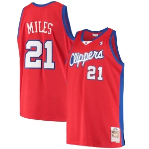 Sofisticato Darius Miles LA Clippers Hardwood Classics Swingman Jersey Red