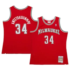 Duraturo Giannis Antetokounmpo Milwaukee Bucks 2014/15 Hardwood Classics Swingman Jersey Red