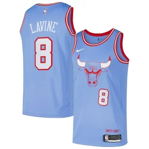Classico Attraente Elegante Zach LaVine Chicago Bulls Nike Swingman Player Jersey City Edition Blue