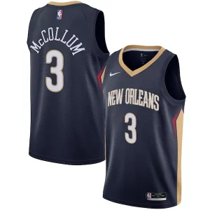 Sofisticato C.J. McCollum New Orleans Pelicans Nike Swingman Jersey Icon Edition Navy